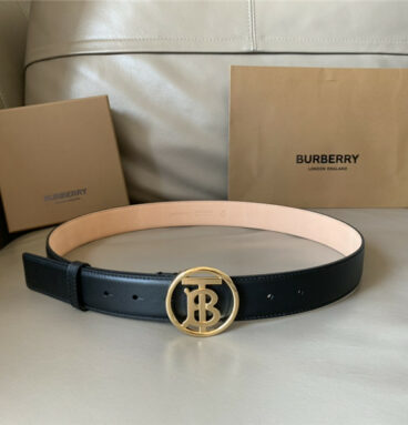 burberry B buckle belt